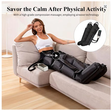 Compression Full Leg Boots Large | Recovery System Pain,Circulation & Relaxation