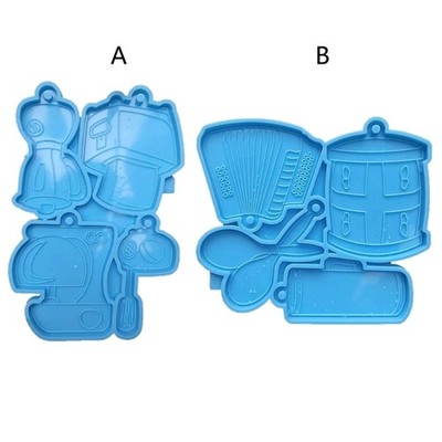 Bread Maker Resin Crafting Mold for Luggage Tags Earring Jewelry Making Molds