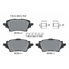 Textar Bremsbelagsatz Bremsklötze hinten 04466F4010 04466K0000 21134097