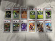 Pokemon PSA 10 and ungraded card lot with VaultX binder