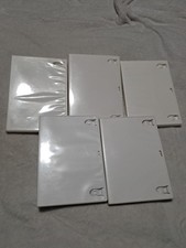 5x Official Nintendo Wii White Empty Replacement Video Game Case