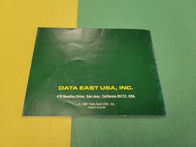 Ring King NES Authentic Nintendo Instruction Manual Booklet Only