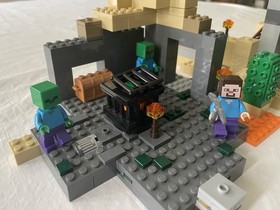 LEGO Minecraft 21121 The Desert Outpost & 21119 The Dungeon 2 Complete Sets