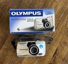 Olympus Stylus Epic Zoom 80 35mm Point Shoot Film Camera for Parts Only