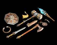 MYTHIC LEGIONS 1 12 DWARF WEAPONS & GEAR PACK 2 RISING SONS 6  FIGURE-SCALE MISB