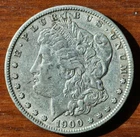 1900-O Morgan Silver Dollar - Fine