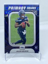 Jalen Milroe RC 2025 Panini Donruss Optic 37/149 Primary Colors Black Pandora