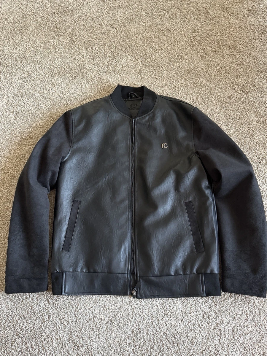 Faux Leather Outer Shell Black Jackets for Men for sale | eBay