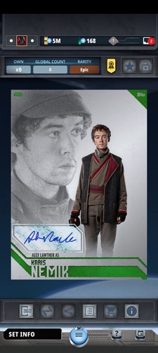 Topps Star Wars Card Trader DUAL PERCEPTION - ANDOR Epic Set (30) Digital Cards - Picture 3 of 3