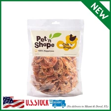 Pet 'n Shape Chik 'n Rings – Natural Chicken Breast Jerky Dog Treats, 2 Pound