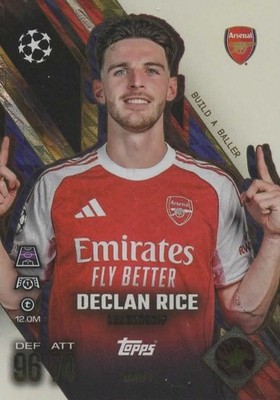 Match Attax Champions League 2025-26 Extra BAB 1 Bulid A Baller Declan Rice