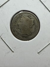 1869 Three Cent Nickel - With Issues - As Shown! (3175)
