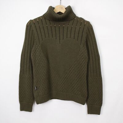 Pull Moschino Jeans Vert TAILLE S De Femme