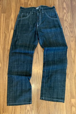 Vintage Y2k Shady Ltd Baggy Jeans 34x34 Black Jason Mask Hockey