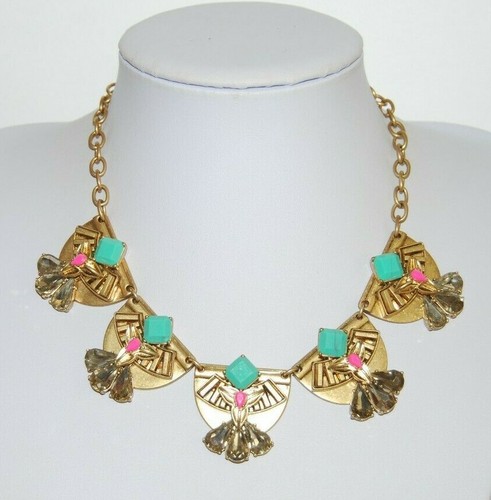MULTICOLOR STATEMENT CHOKER NECKLACE | eBay