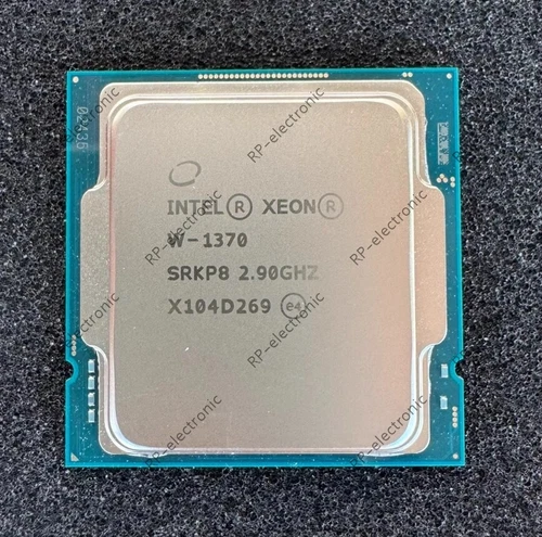 Intel Xeon W-1370 LGA-1200 2.90GHz 8C/16T 16MB 80W CPU Processor