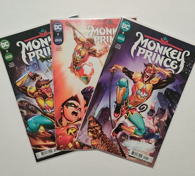 Monkey Prince 1-3 #1 2 3 (DC 2022) Comic Lot Series Cover A Set 3 ISSUE LOT NM