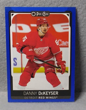 Danny DeKeyser - 2021-22 O-Pee-Chee Blue Border Parallel #171 - Red Wings
