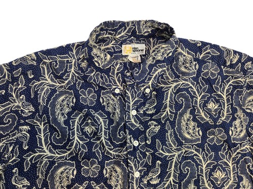 Reyn Spooner Short Sleeve Hawaiian Shirt Blue Paisley Mens Size XL - Picture 2 of 8