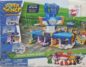 super wings mission teams airport