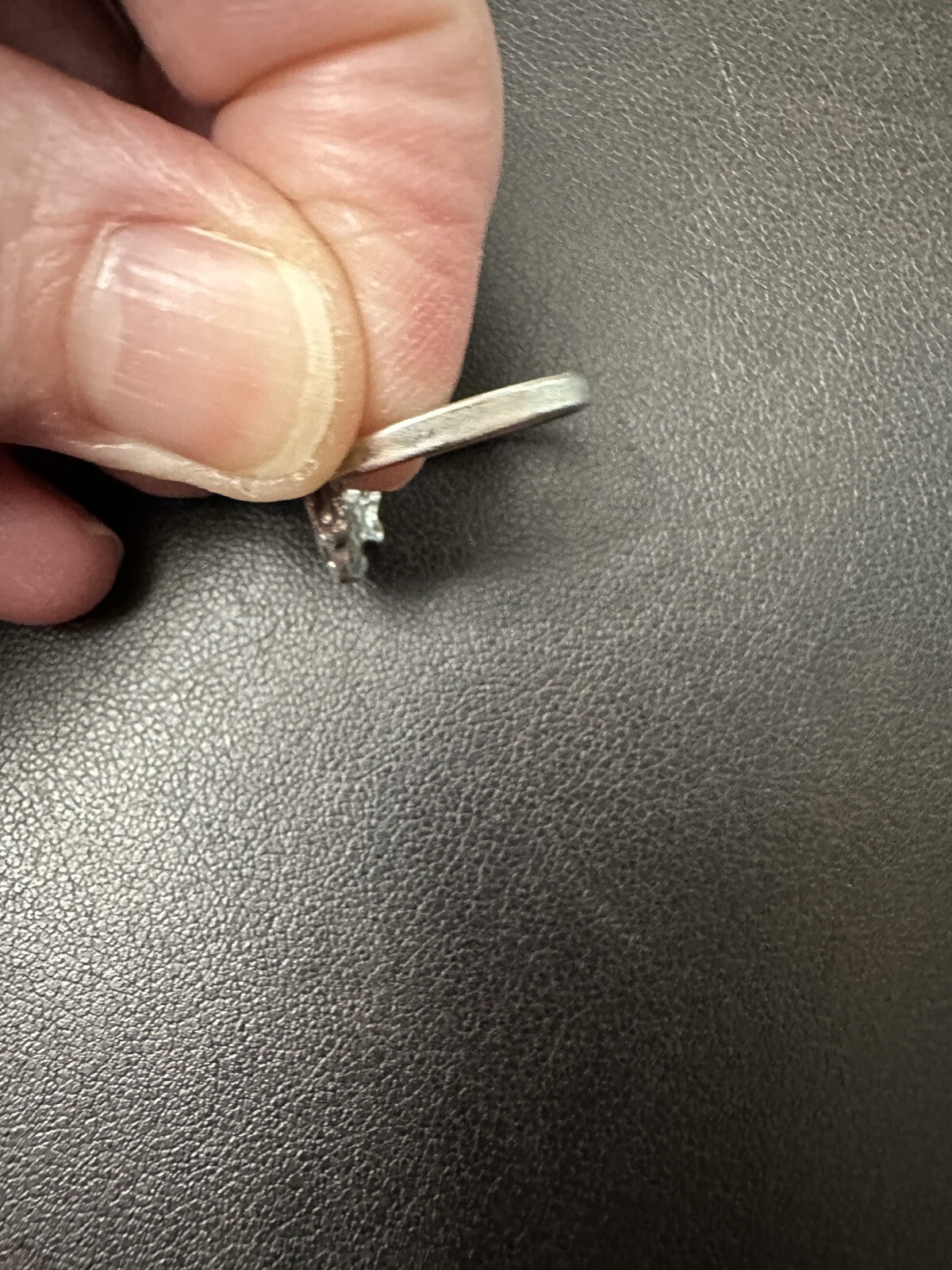 Vintage 925 Silver Monogram Ring - image 6