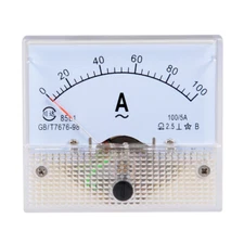 AC 0-100A Analog Panel Ammeter Gauge Ampere Current Meter 85L1