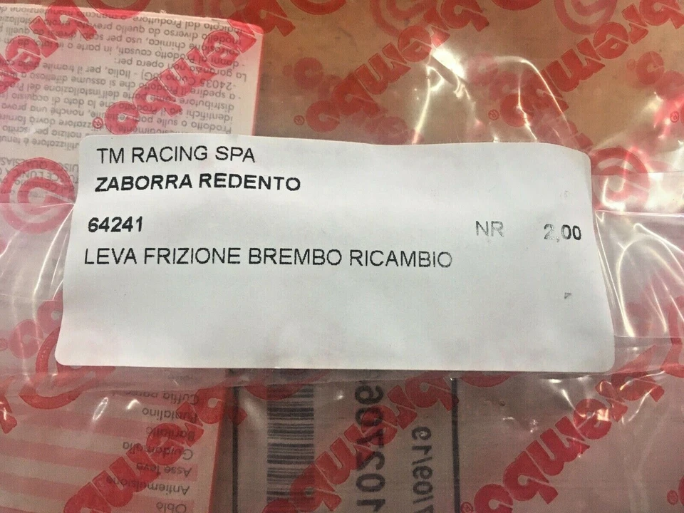 TM racing SMR EN MX 85 125 144 250 300 450 2012-2024 LEVA FRIZIONE POMPA BREMBO - Immagine 2 di 2