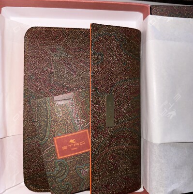 $500 NEW Etro Players Card Holder, Comes In Etro Gift Box, 16cm x 12cm x 3cm