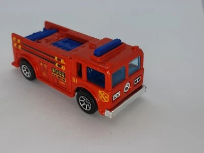 Hot Wheels Vintage Fire-Eater #51 Red Fire Engine Fresh Pack Pull HTF Wheels G28 - Image 1 of 4
