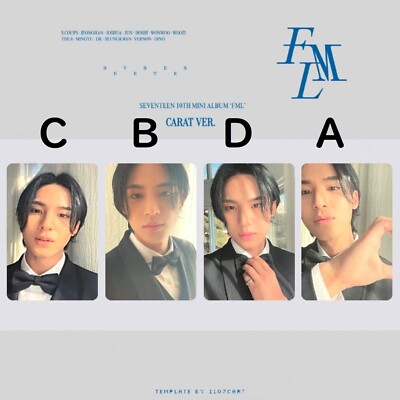 MINGYU SEVENTEEN - FML - CARAT ver. Official Photo card SVT