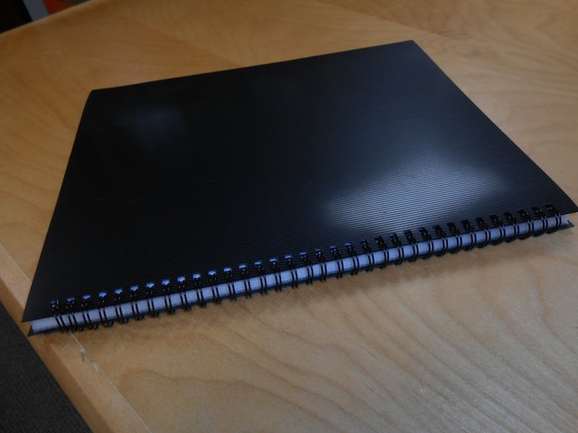 spiral bound folder