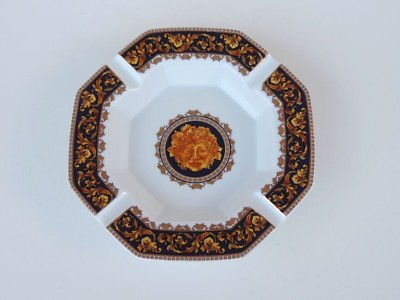 VINTAGE PORZELLAN  ASCHENBECHER LIMOGES FRANCE BACCHUS MOTIV
