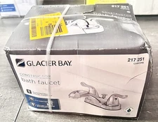 Glacier Bay Constructor 4 in. Centerset 2-Handle Bathroom Faucet in Chrome