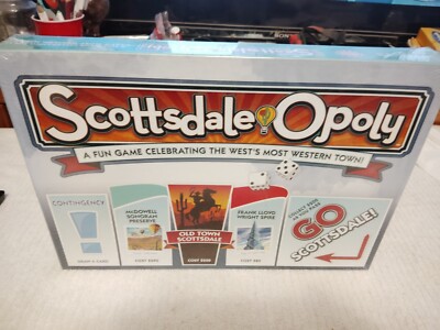 SCOTTSDALE OPOLY BOARD GAME/WEST S MOST WESTERN TOWN,FASHION SQ.,STADIUM