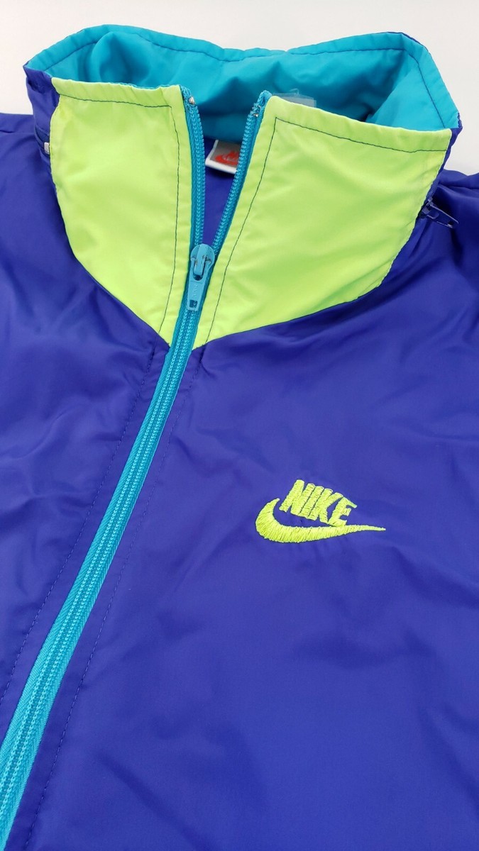 Vintage 90's NIKE Nylon Windbreaker Full Zip Vented Jacket Vintage 90's NIKE Nylon Windbreaker Full Zip Vented Jacket