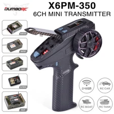 DUMBORC X6PM-350 RC Transmitter Receiver BL3F/X6FG/X6FP/X4FMG 2.4GHZ 6CH RC Gyro