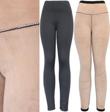 Black Fleece Lined Leggings Women Thermal Thick Winter Warm High Waist Leggings