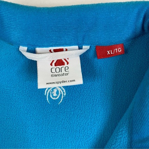 Spyder Core Sweatshirt Girl’s XL Blue Pink Zip Up Fleece Lined Warm Outdoor - Picture 4 of 10