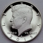 2015-S Silver Deep Cameo Gem Proof Kennedy Half Dollar Ships Fast and Safe
