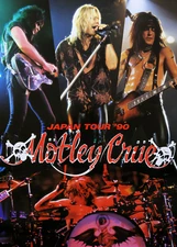 11.69x16.54 Rare Motley Crue Poster 1990 Japan Tour
