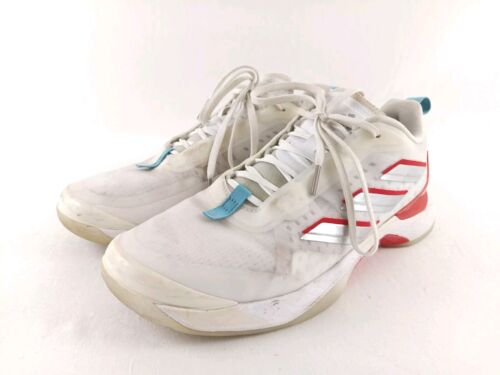 Adidas Avacourt Tennis Shoes Womens 7.5 White Red