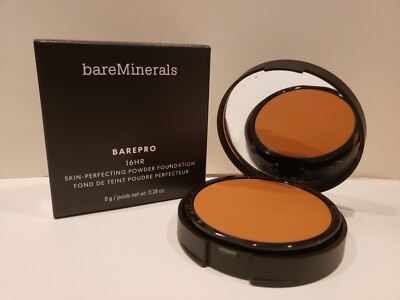 Bare Minerals ~ BarePro ~ Skin Perfecting Powder Foundation ~ Deep 50 Warm