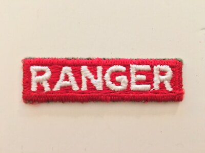 pk266 Original WW2 US Army Ranger Qualified Tab Serving With 2nd Army ...