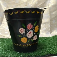 Exclusive Hand-painted Bargeware 16cm Pail/Bucket Ltd edition No 4/10