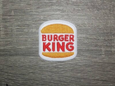 Burger King Fast Food Embroidered Iron On Patch 1.75'' x 2''