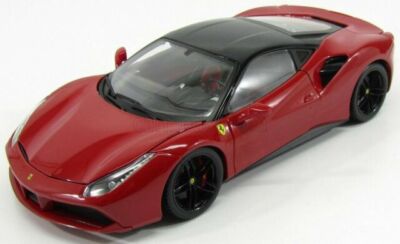 BURAGO SIGNATURE SERIES 1:18 AUTO DIE CAST FERRARI 488 GTB ROSSO E 
