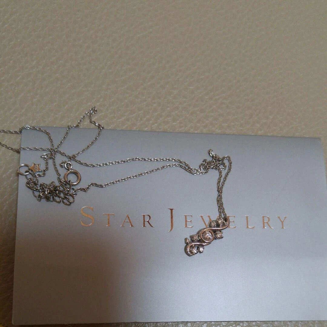 Star Jewelry Platinum Diamond Necklace Pt950 woman | eBay