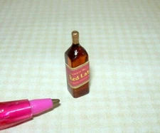 Miniature Single Liquor Bottle For the DOLLHOUSE Bar #9, 1:12 Scale Miniatures