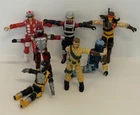 Battle Worn Hasbro 1980's 90's GI Joe Lot of 7 Figures,B.A.T., Ambush,sub-Zero