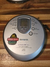 Aiwa XP-R230 Portable CD Player AM FM EASS 3X Tested Works Read Description